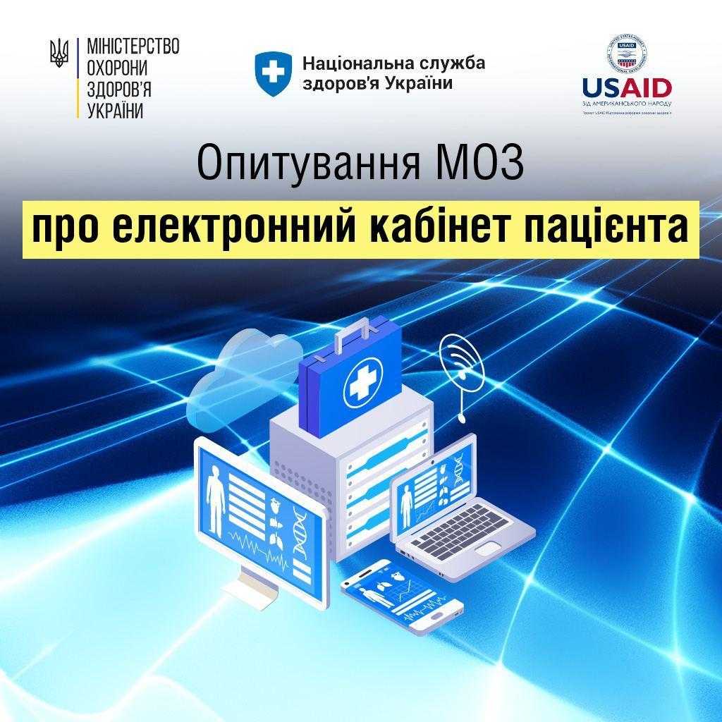Всеукраїнське онлайн-опитування громадян щодо майбутнього електронного кабінету пацієнта